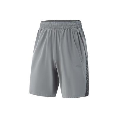 Comfortable Sports Simple Versatile Color Block Mid Waist Five Point Casual Shorts Men Shorts Sober-Gray AKSV427-6