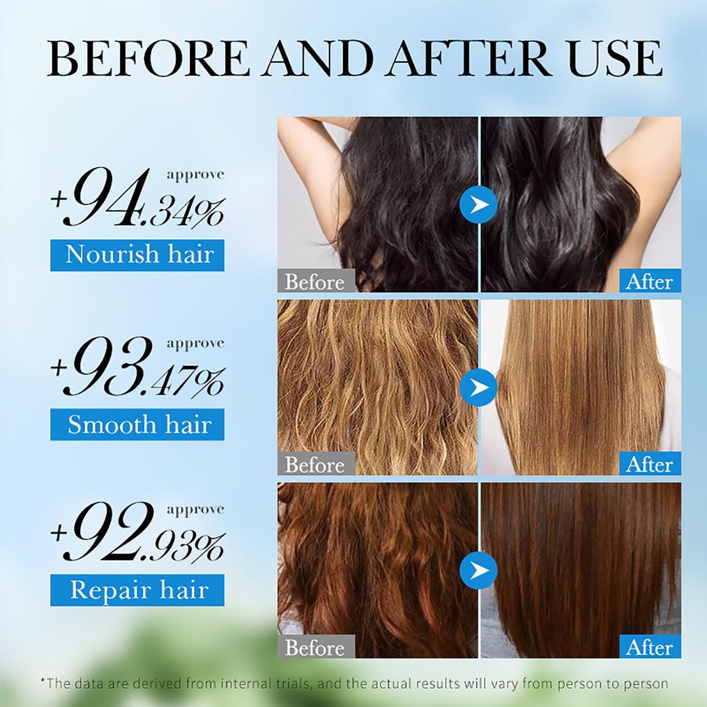 Öl Glatte Haarmaske, Nährend und Haarspülung