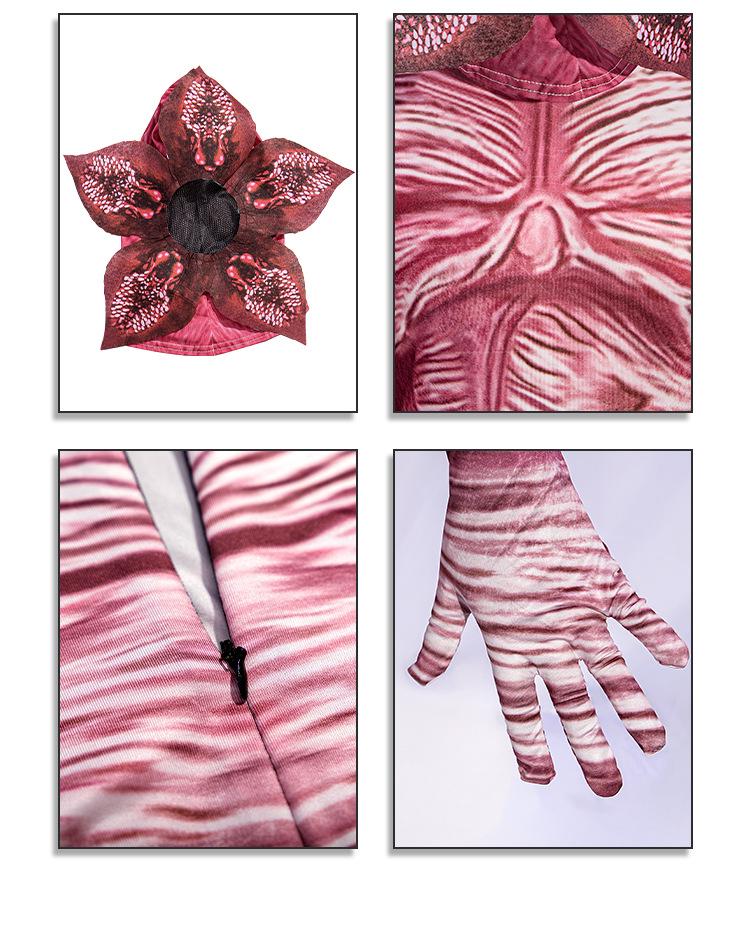 Stranger Things Man-Eating Plant Halloween Cosplay Jumpsuit