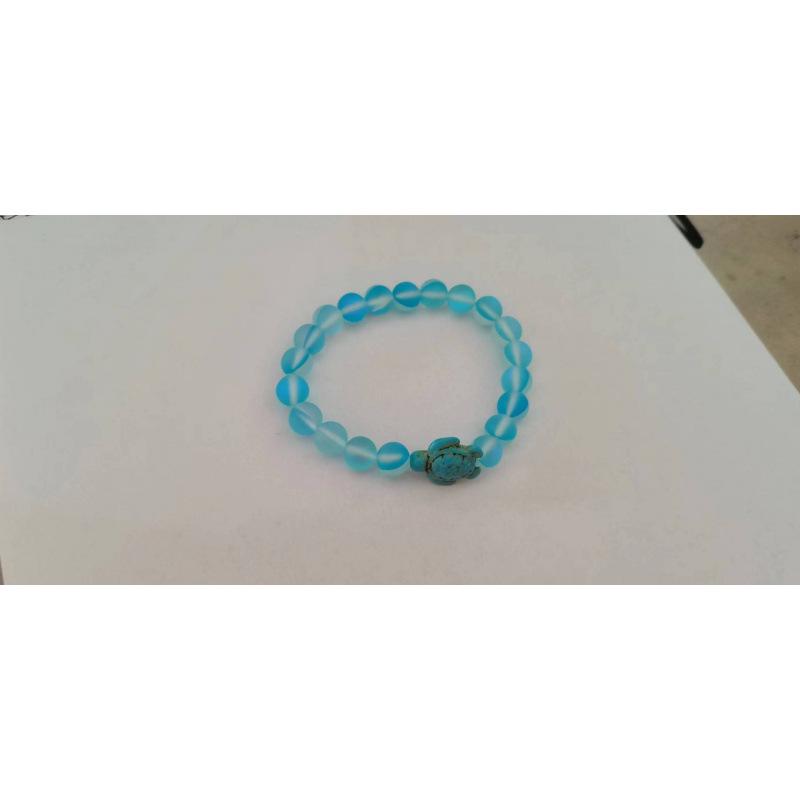 Women's Beaded Turtle Bracelet - Stylish Summer Beach Accessory