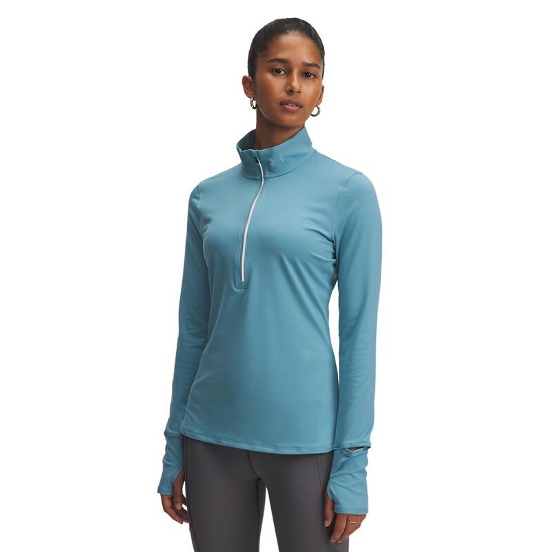 Under Armour Women s Half-Zip Long Sleeve Top L
