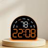 Temperature Display Digital Alarm Clock Ambient Light Electronic Clock LED Clock  Wall-mounted