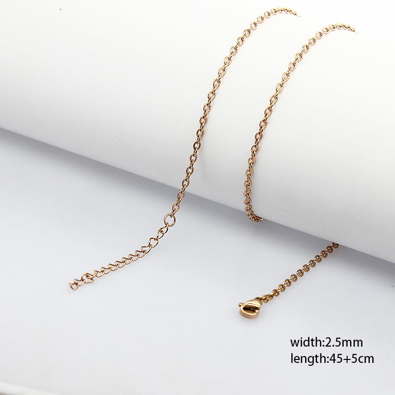 60pcs 1.5mm-4mm Width 40-60cm Length Stainless Steel Necklace Chain Pendant Hang Charms Women Jewelry Making DIY Accessories