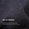 TRIES Men's Spring Notched Lapel Wool Blend Overcoat