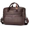 LAOSHIZI Vyriškas portfelis Natūralios odinės odos krepšys Dokumentų krepšys Crossbody Bag