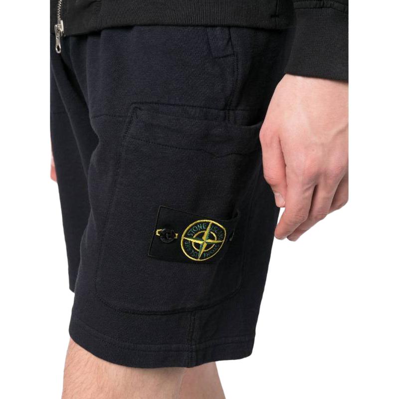 STONE ISLAND Solid Color Elastic Casual Shorts Men Shorts 781564060V0020