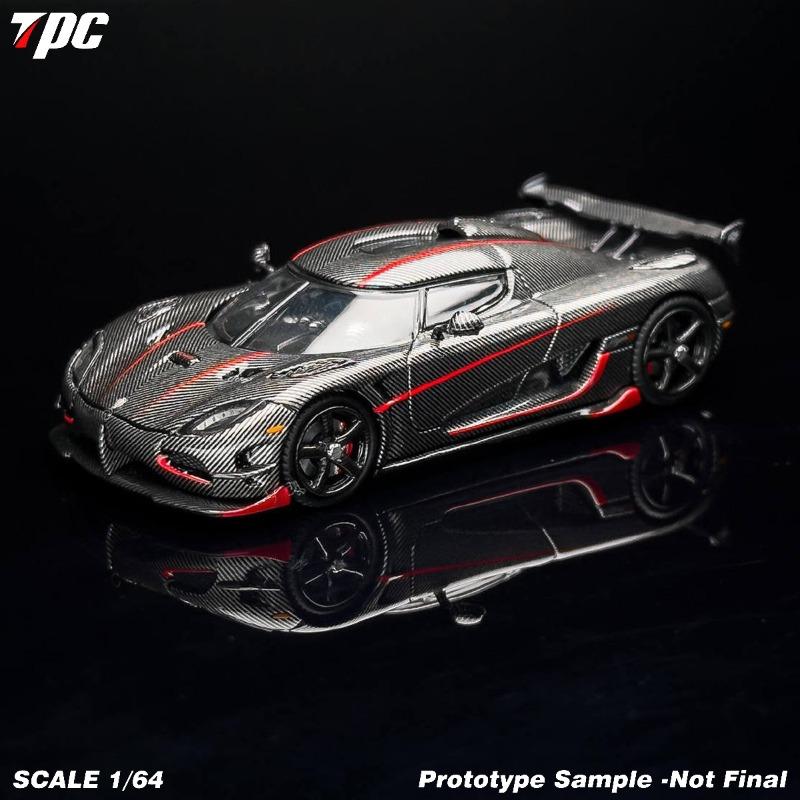 In stock 1: 1:64 RS carbon fiber supercar alloy car model - holiday gift - high-end collection - for boys as a gift