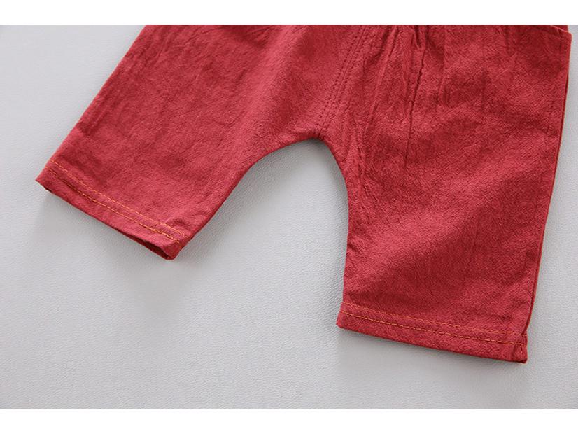 Toddler Summer Cartoon Short-Sleeve Shirt & Shorts Set