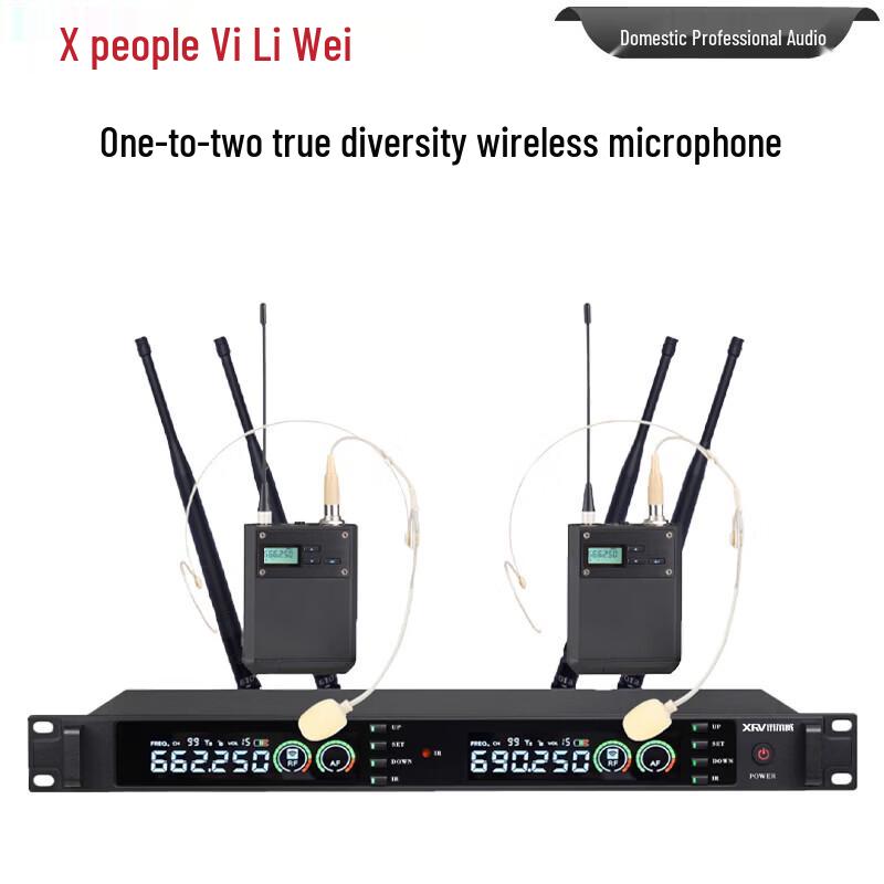 Xun Er Wei UZ-300 Series Professional True Diversity Wireless Microphone System (CN version)
