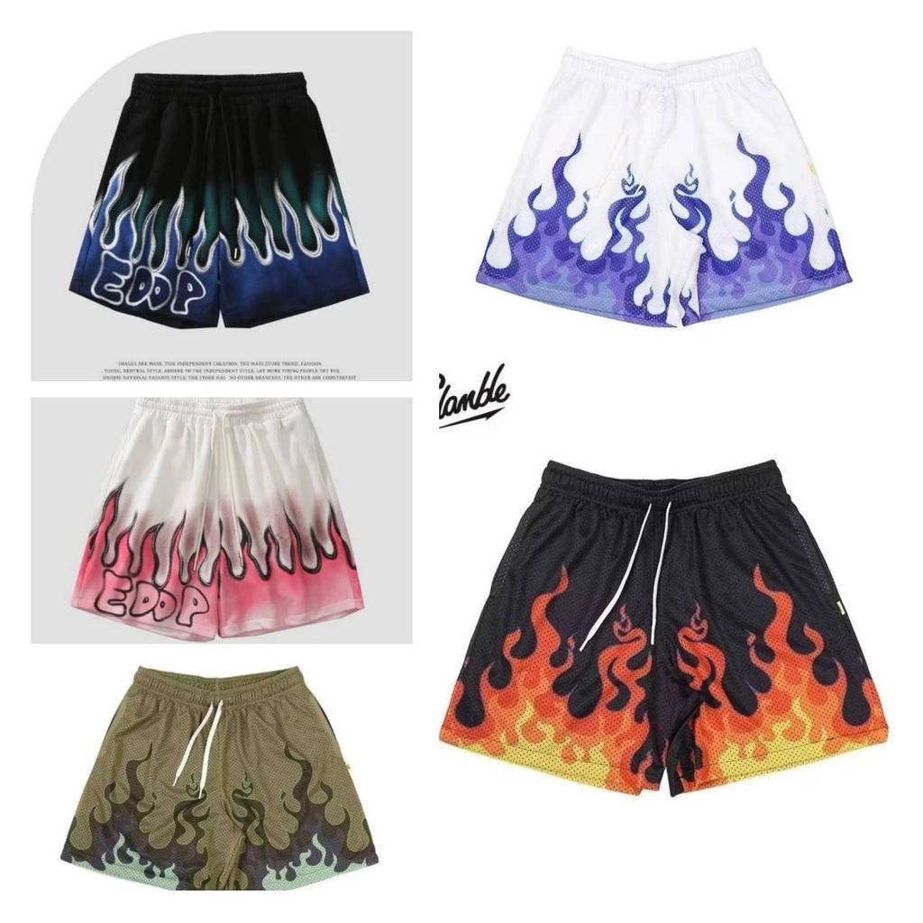 Fire Flame Training Muay Thai Boxing Shorts Kickboxing Print Quick Dry Martial Art Boxer Men Women Kid Pants Fitness Gym Sport Workout Streetwear