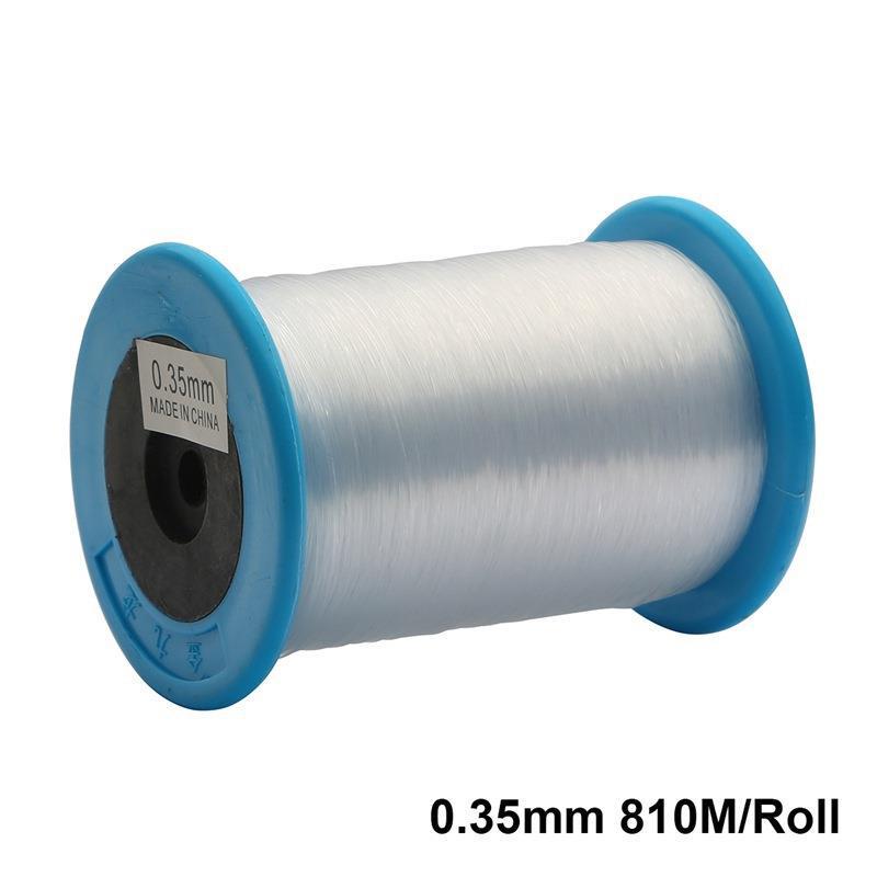 

Прозрачная кристальная неэластичная леска для самостоятельного изготовления бисерных украшений Transparent White