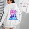 Funny Anime KPop Demon Hunters Mira Rumi Zoey Print Hoodie Fashion Women Men Casual Tops Pullover Hoodies Ladies Sweatshirt