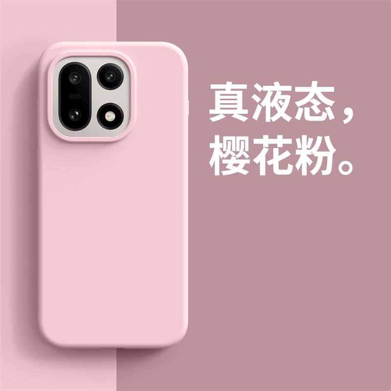 For OnePlus 15 Case Luxury Liquid Soft Silicone Comfortable Feel Built In Flocking Cover For OnePlus15 5G One Plus 15 Bumper