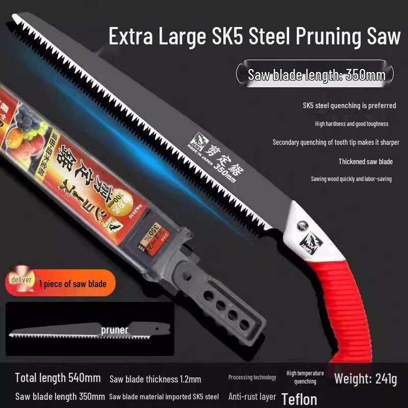 Japanese High Manganese Steel Sharp Hand Saw for Wood and Trees