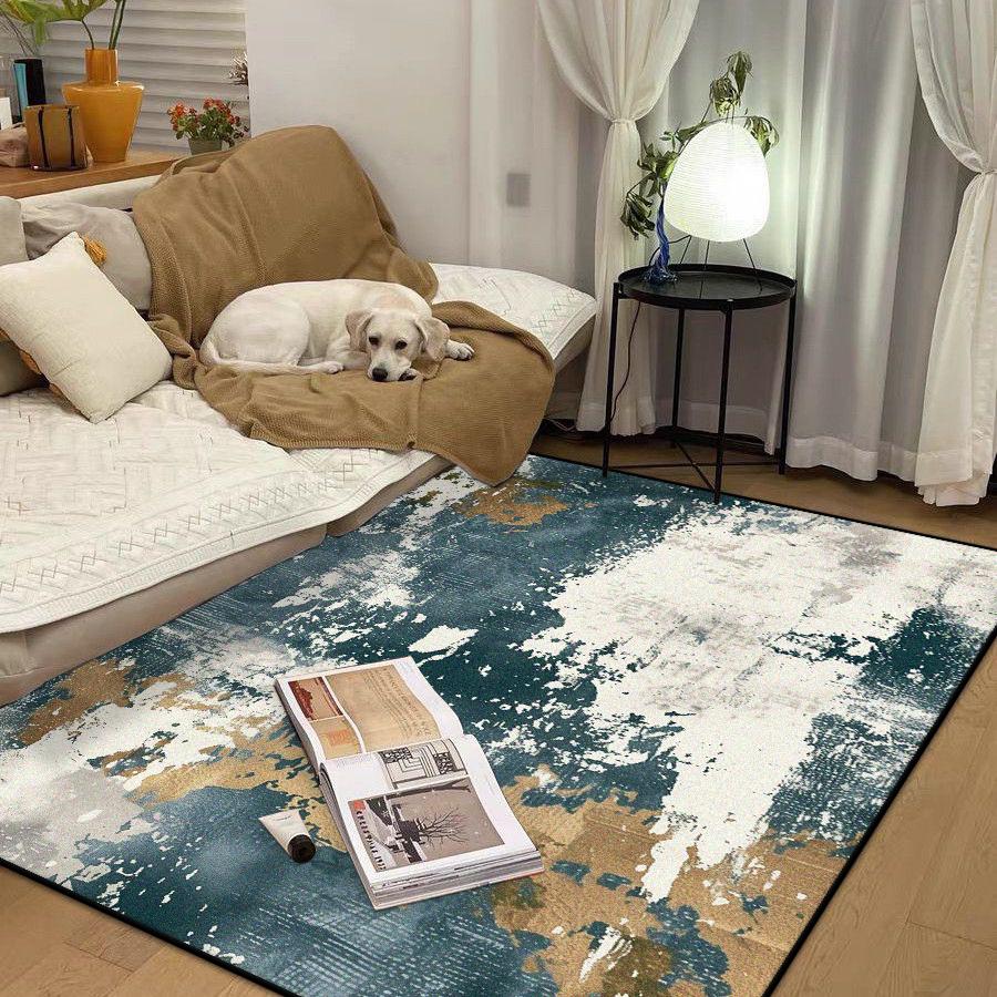 Abstract Simple Style Big Size Carpet Living Room Easy Cleaning Antiskid Room Decor Lounge Rug Soft Washable Coffee Tables Mat