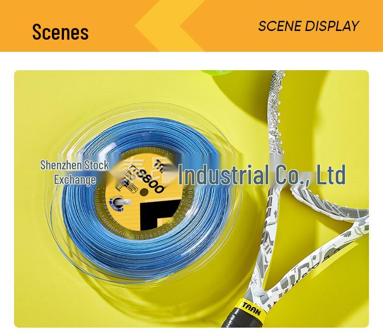TAAN TT8800 Heptagonal Power Tennis String – 200m Reel with Spiral Structure