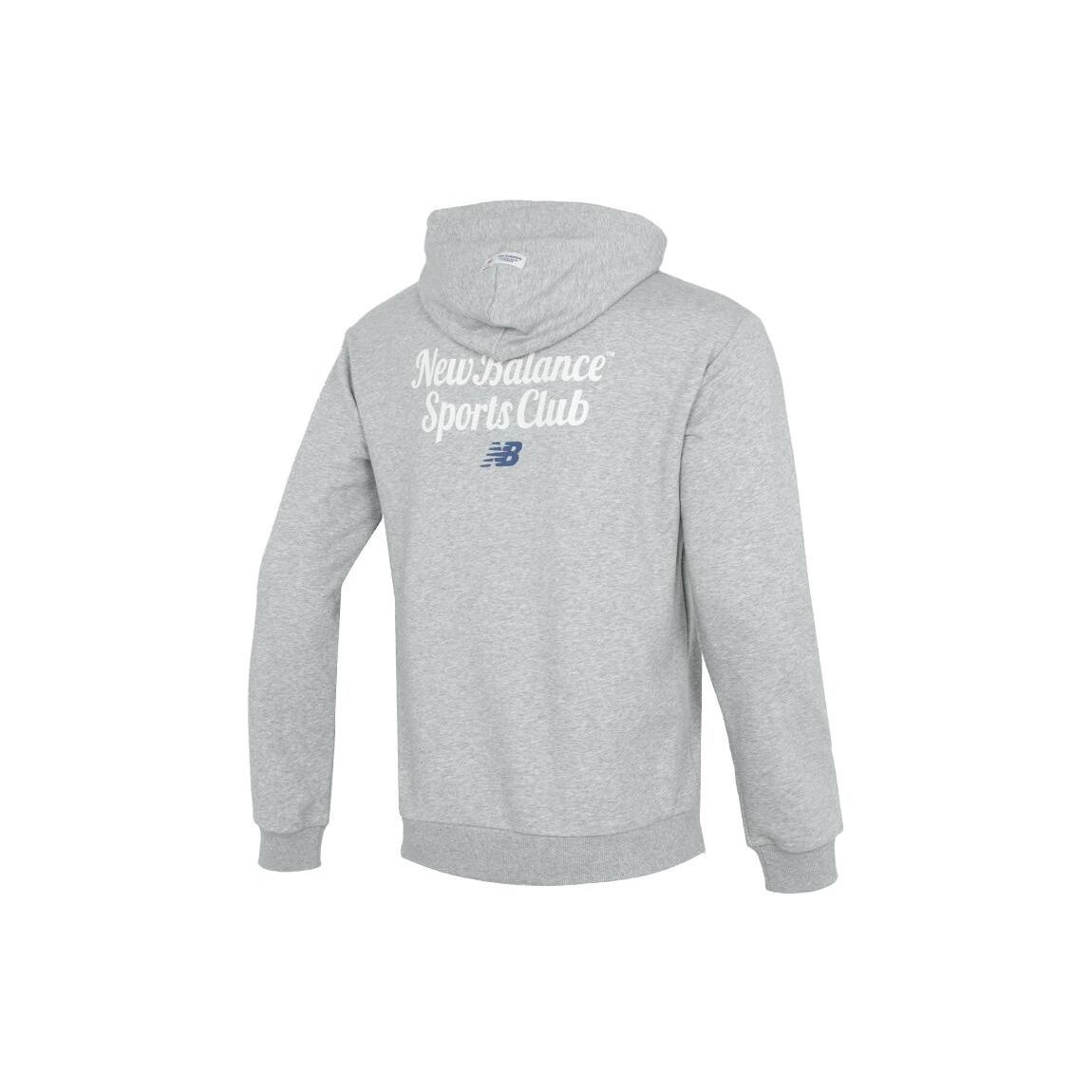 

Мужской пуловер с капюшоном New Balance Back с буквенным принтом, серый 5CD38131-MGR