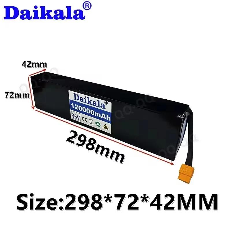 18650 Battery Pack 10S3P 36V 120Ah 18650 Lithium-ion Battery 350W 500W for Electric Scooter High-power Electric Balance Vehicles