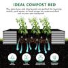 12x2x1.5FT Galvanized Raised Garden Bed Vegetable Boxes Rectangle Metal Flower Box Large Planter Raised Beds Outdoor Garden for