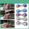 Spinner Fidget Knucklebone Durável de Liga de Titânio com Contas Begleri Coloridas para Crianças e Adultos