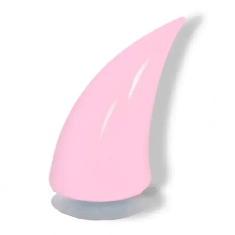 2-1pcs Short Devil Horns Helmet Decorative Sticker Motorcycle Bike Helmet Shape DIY Rubber Decorative Headgear Accessories