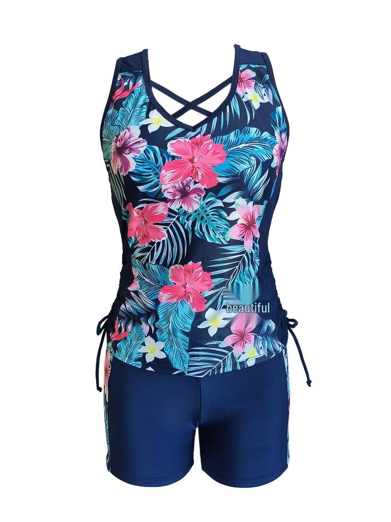 2024 European & American Plus Size Printed Bikini - Sexy Cross-Border Swimsuit