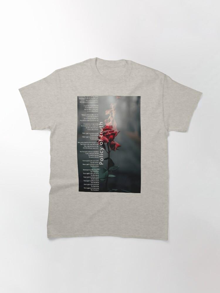Policy of truth Depeche Mode album Violator Red rose Classic T-Shirt