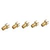 5 Pieces For SMA Female RF Coax Connectors with 4mm Mount for PCB Soldering Designed for External For WiFi Antenna Use