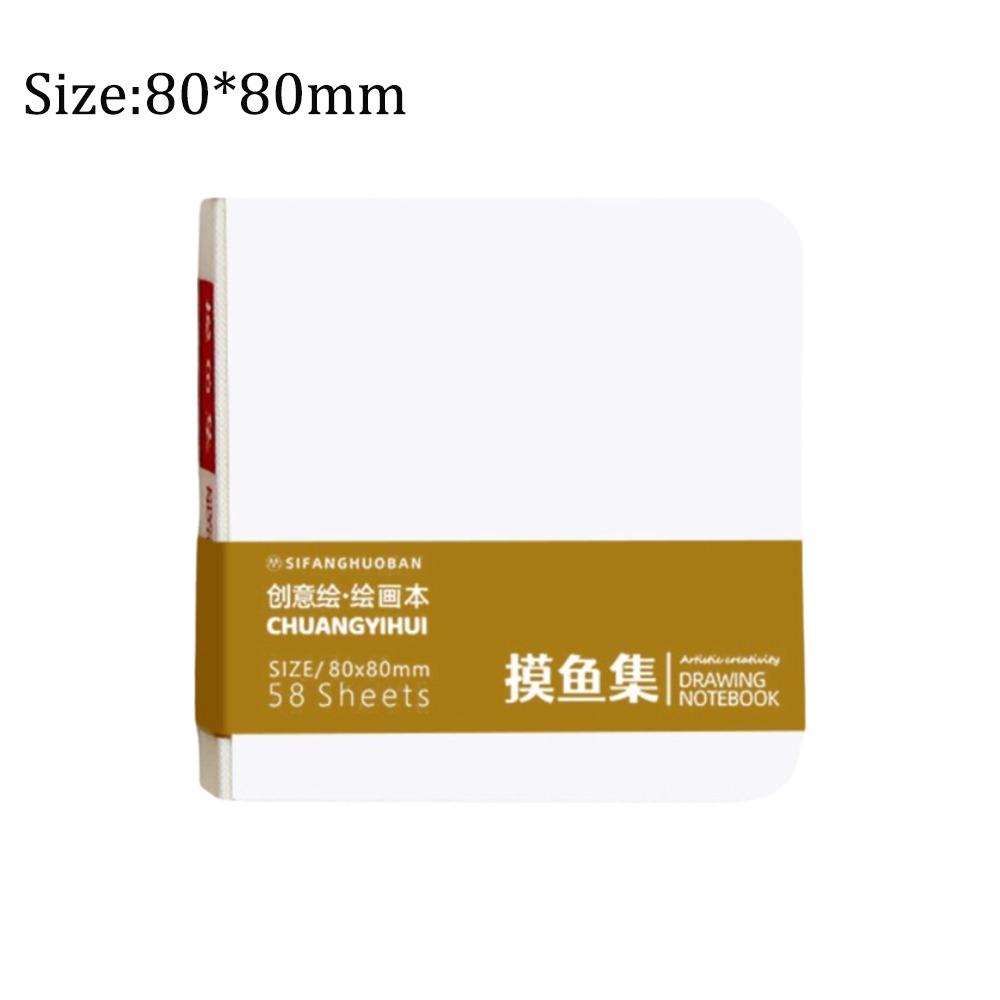 High-quality Thick Paper Paint Book 58 Sheets Not Transparent To Ink Sketchbook Inspiration Record Tearable Notebook Office