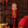 Traditional New Year Lucky Pendant Flocking Spring Festival Hanging Couplet  Wedding Celebration
