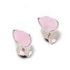 Pink Chalcedony Gemstone Handmade 925 Sterling Silver Jewelry Tops Earring GK-6946