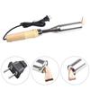 High Power Electric Soldering Iron Duty External Heating Pure Copper Chisel Tip Wood Handle Welding Repair Tools 300W