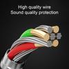 L202 Wired Earphone Universal Heavy Bass Dual Drive 3.5mm In-ear Sport Stereo Earbuds with Mic for Mobile Phone