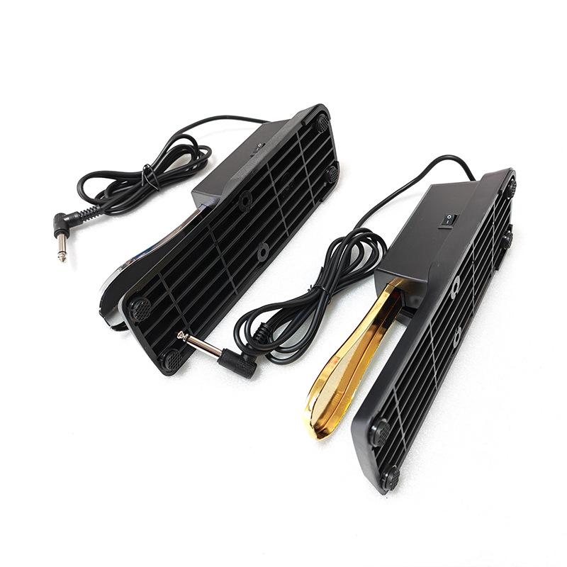 Universal Metal Sustain Pedal for Electronic Keyboards, Digital Pianos, and Synthesizers.