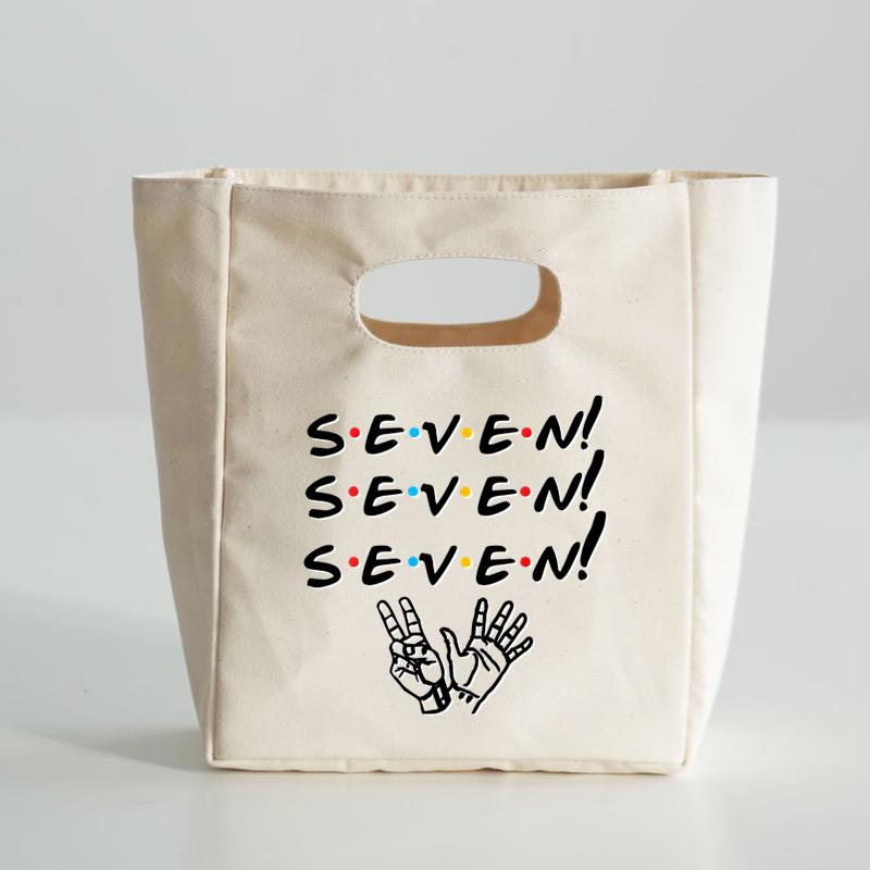 Insulated Lunch Bag Women Kids Friend TV Show Cooler and Thermal Bag Portable Food Bento Picnic Tote Bags Men Lunch Handbags