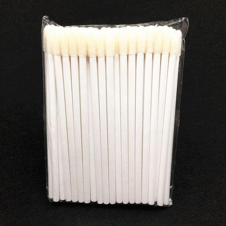 50 Disposable Lip Brushes for Lipstick, Lip Balm, and Glaze - Portable Makeup Brushes for Beginners