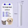 Disposable Pet Toothbrush for Dogs & Cats - Individually Wrapped for Oral Cleaning