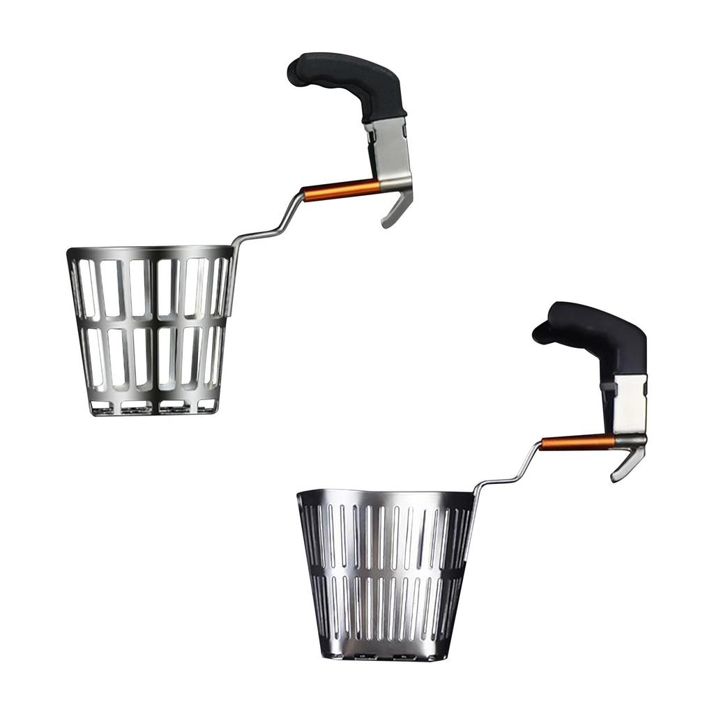 Slotted Spoon Skimmer with Handle Fine Mesh Colander Strainer Ladle Cooking Colander for Vegetable Kitchen Draining Straining