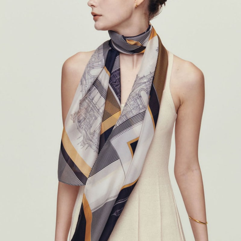 

Saint Luxure Elle Navy Navy_03 Scarf Clip Silver (L) (39,000 won)