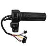 1 Pieza Accesorios para Triciclo de Bicicleta Eléctrica Manillar Acelerador Universal para Bicicleta Eléctrica con Regulador de 3 Velocidades y Marcha Atrás