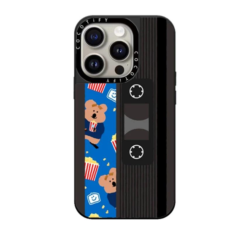 Little Bear for IPhone16ProMax Mobile Phone Case New for Apple15Pro Cartoon Mirror 14 Cute Trendy Brand