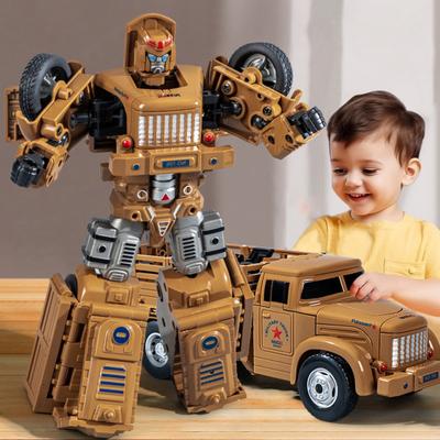 Car Robot Transformer Toy 2 In 1 Truck Aircraft Transform Robot Flexible Transforming Car Figure for Kids Birthday Gift