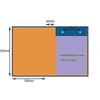 Stack Book Full Cover Fabric Samples Cards Holder Textile Material Binding Sleeve Swatch Stack Book Fold Display Binder