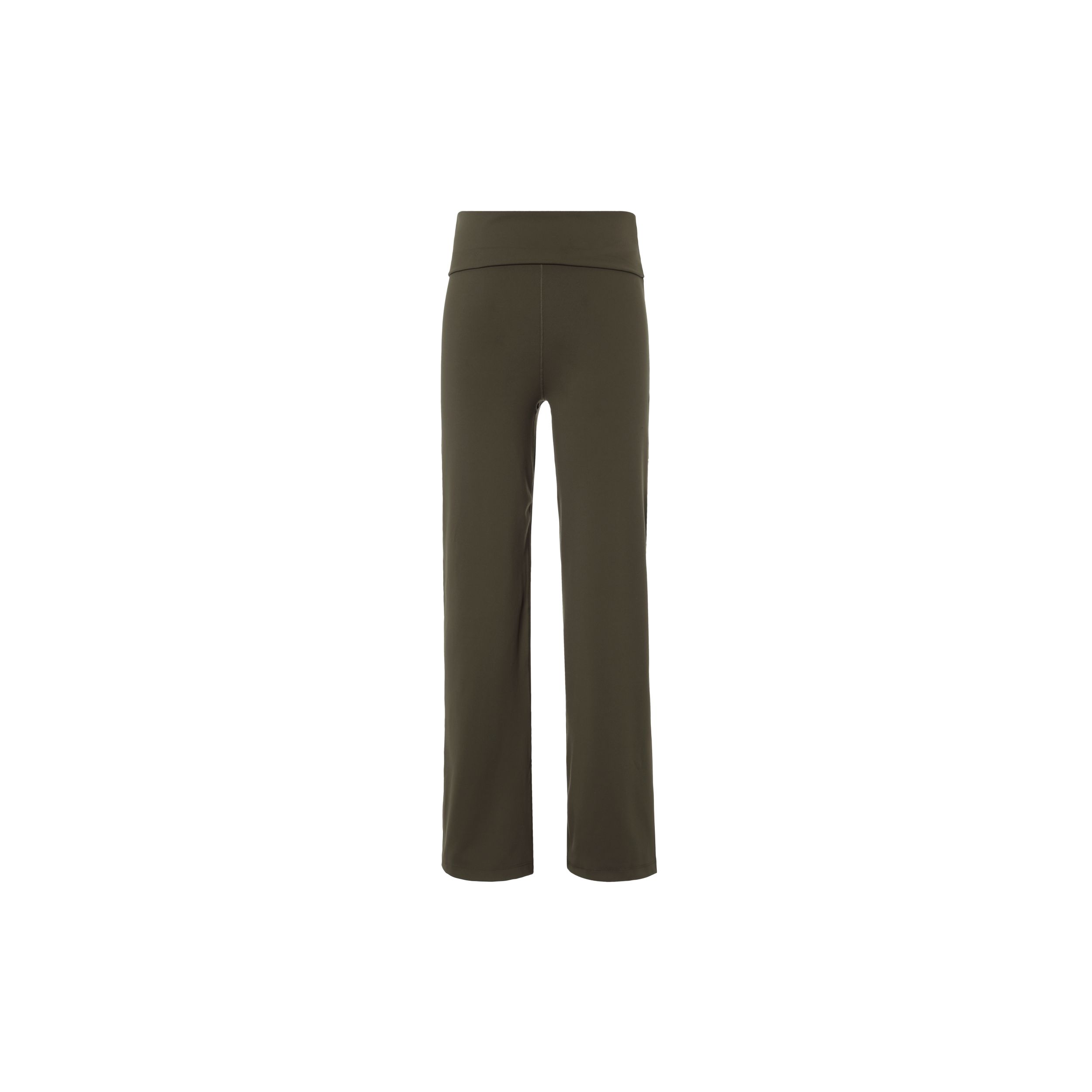 Nike Solid Color Quick-Dry High-Waisted Straight-Leg Knitted Sports Pants Women bottoms Mineral-Grey Black FV7849004 XL