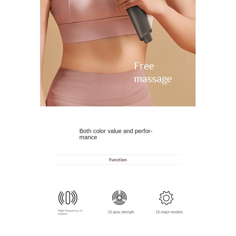 Massage Stick Handheld Electric Beating Shoulder Cervical Spine Waist Back Meridian Vibration Massager