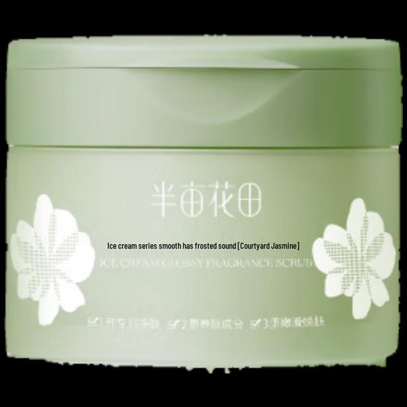 Half Acre Floral Field Jasmine Ice Cream Body Scrub