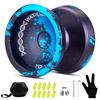 WATIEOBOO Professional Responsive Bearings for Kids and Bearings for Finger and Black and Blue Yo-Yo Beginners, Non-Responsive Yo-Yo Spinning, Tricks,