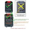 Lithium-Ion Battery Work Light Portable Long-Lasting Strong Light Supply Lighting Work Power Tool Battery Lighting Work Light