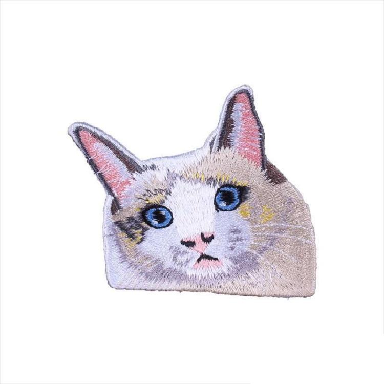 Trendy Cats Pattern Patches Personality Clothes Heat Transfer Appliques for Creative Craft Projects