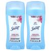 PH-neutrales, unsichtbares festes Antitranspirant/Deodorant, Puderfrisch, Doppelpack, 73 g (73 g) Jeder